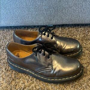Dr. Martens Shiny Black Men's Oxfords